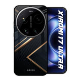 Sleek Golden & Navy Xiaomi 17 Ultra 5G Glass Back Cover Online