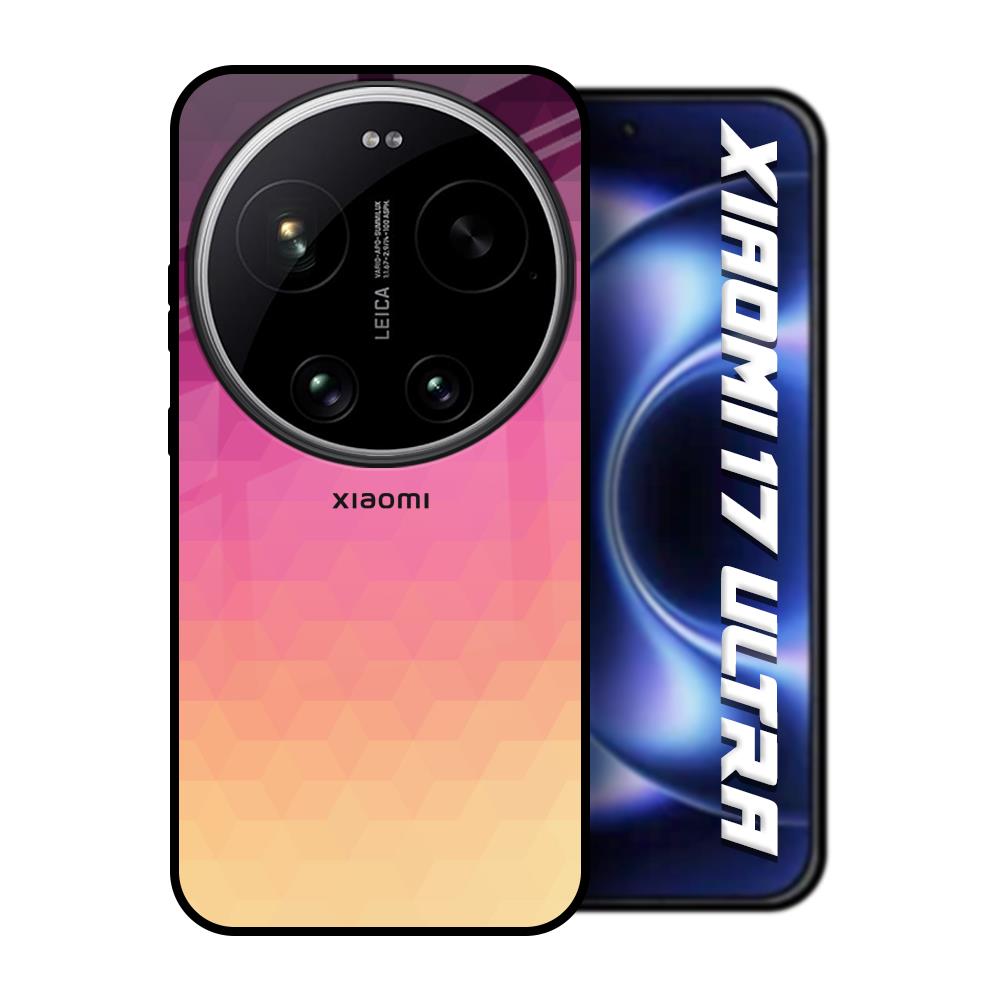 Geometric Pink Diamond Xiaomi 17 Ultra 5G Glass Back Cover Online