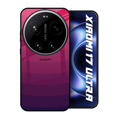 Wavy Pink Pattern Xiaomi 17 Ultra 5G Glass Back Cover Online