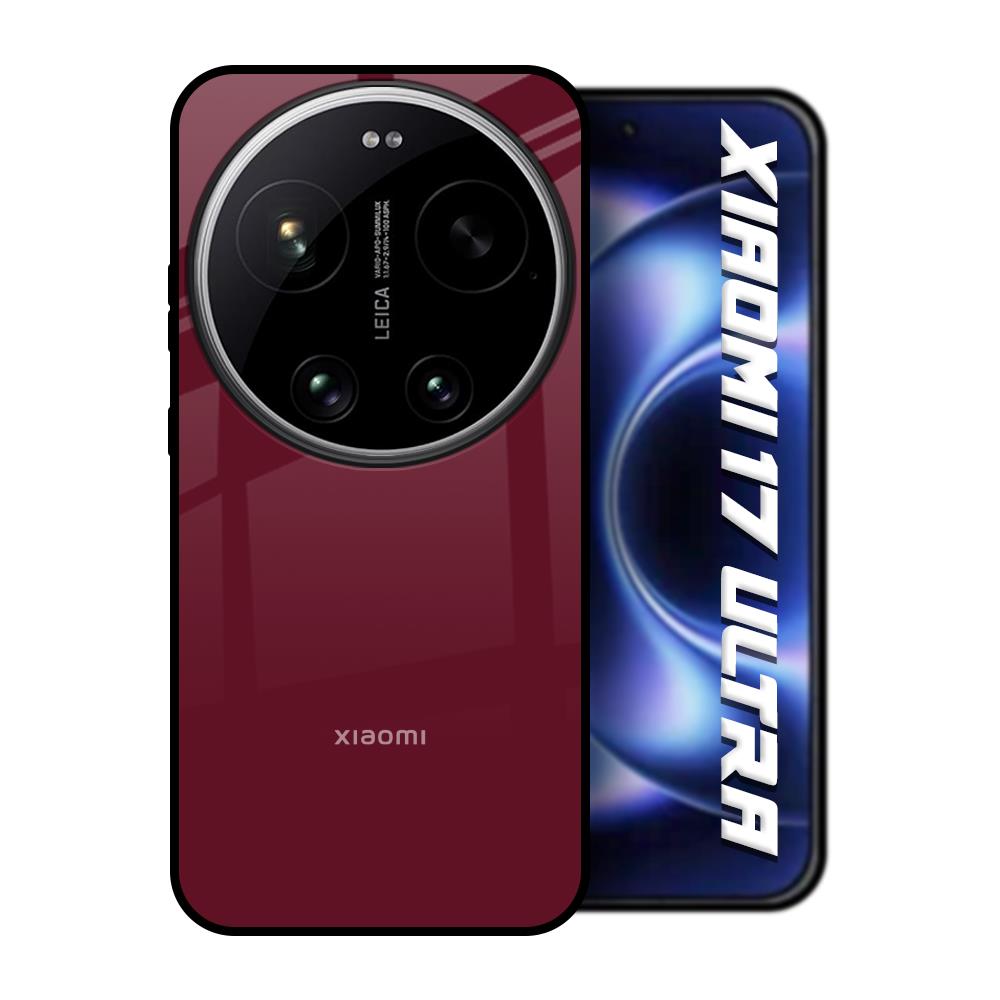 Classic Burgundy Xiaomi 17 Ultra 5G Glass Back Cover Online