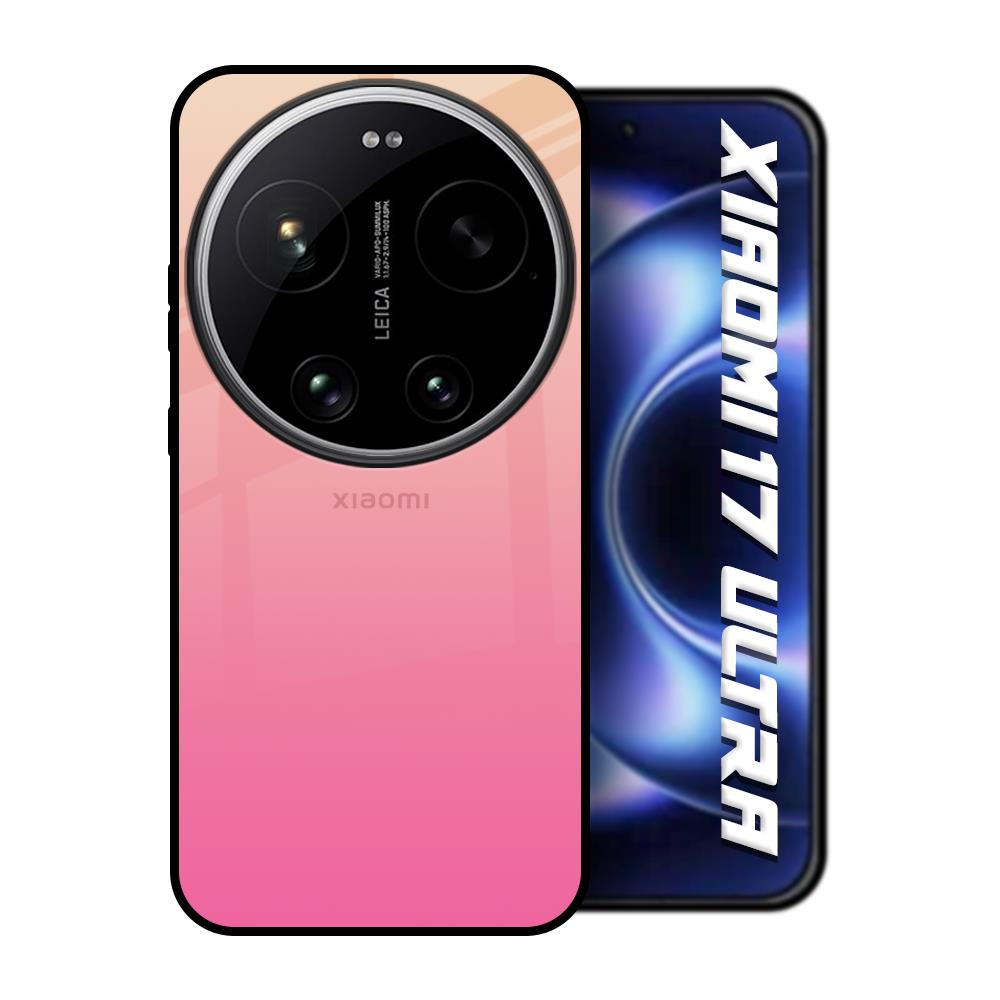 Pastel Pink Gradient Xiaomi 17 Ultra 5G Glass Back Cover Online