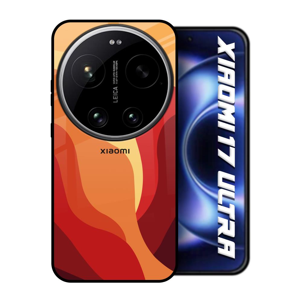 Magma Color Pattern Xiaomi 17 Ultra 5G Glass Back Cover Online