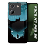 Cyan Bat Poco M7 Pro 5G Glass Back Cover Online