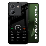 Classic Keypad Pattern Poco M7 Pro 5G Glass Back Cover Online