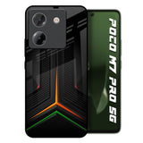 Modern Ultra Chevron Poco M7 Pro 5G Glass Back Cover Online