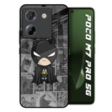 Cartoon Art Poco M7 Pro 5G Glass Back Cover Online