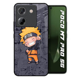 Orange Chubby Poco M7 Pro 5G Glass Back Cover Online