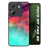 Colorful Aura Poco M7 Pro 5G Glass Back Cover Online