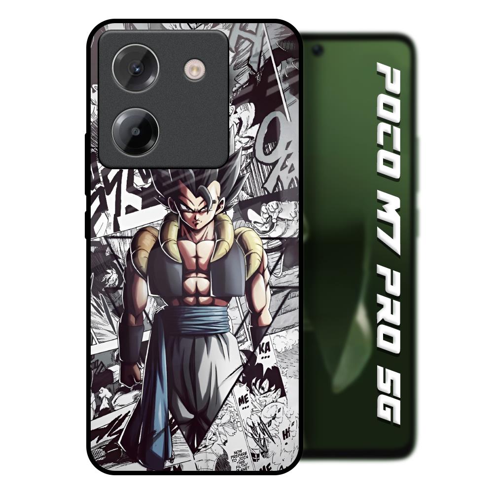 Dragon Anime Art Poco M7 Pro 5G Glass Back Cover Online
