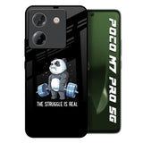 Real Struggle Poco M7 Pro 5G Glass Back Cover Online