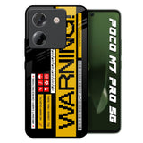 Aircraft Warning Poco M7 Pro 5G Glass Back Cover Online