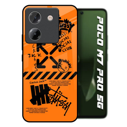 Anti Social Club Poco M7 Pro 5G Glass Back Cover Online