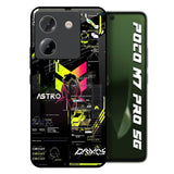 Astro Glitch Poco M7 Pro 5G Glass Back Cover Online