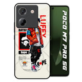 Bape Luffy Poco M7 Pro 5G Glass Back Cover Online