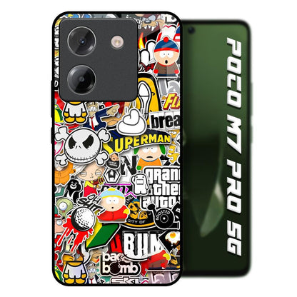 Boosted Poco M7 Pro 5G Glass Back Cover Online