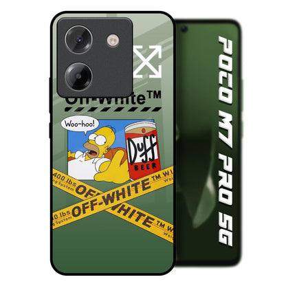 Duff Beer Poco M7 Pro 5G Glass Back Cover Online