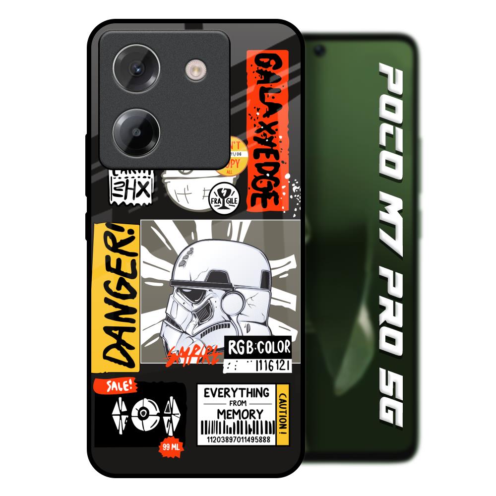Galaxy Edge Poco M7 Pro 5G Glass Back Cover Online
