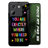 Magical Words Poco M7 Pro 5G Glass Back Cover Online