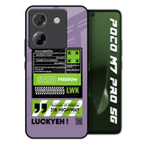 Run & Freedom Poco M7 Pro 5G Glass Back Cover Online