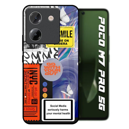 Smile for Camera Poco M7 Pro 5G Glass Back Cover Online