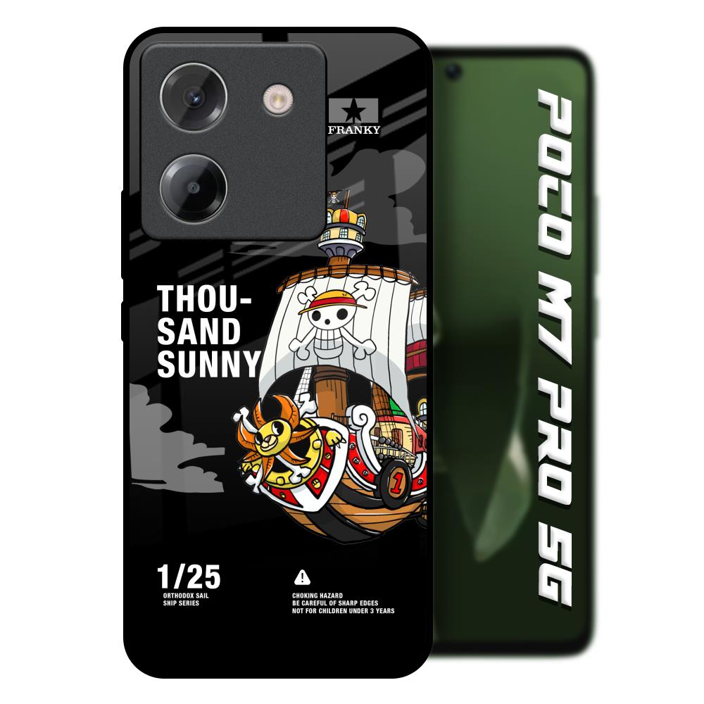 Thousand Sunny Poco M7 Pro 5G Glass Back Cover Online