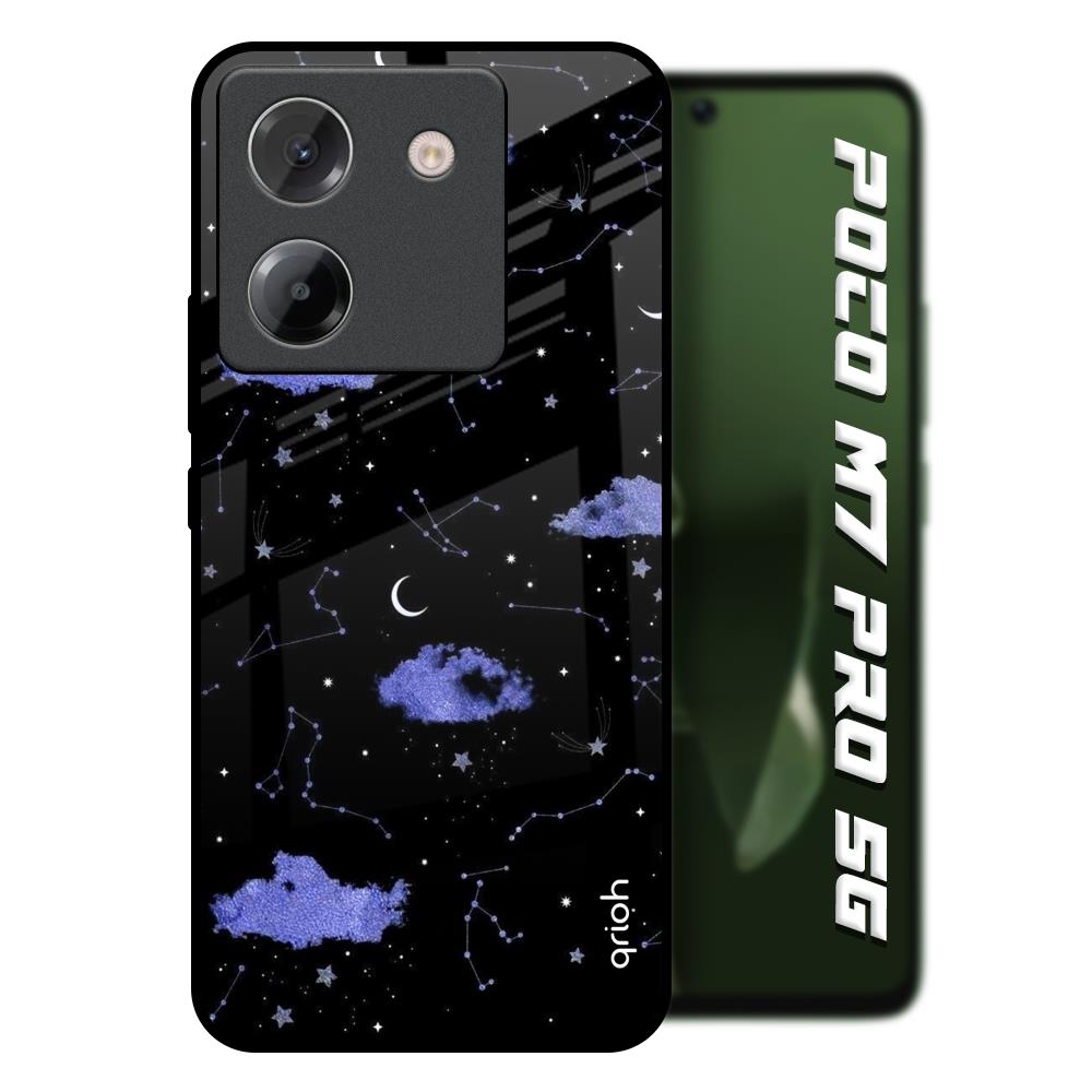 Constellations Poco M7 Pro 5G Glass Back Cover Online