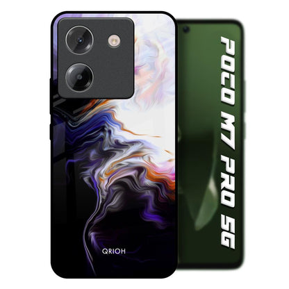 Enigma Smoke Poco M7 Pro 5G Glass Back Cover Online