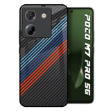 Carbon Inspired Poco M7 Pro 5G Glass Back Cover Online