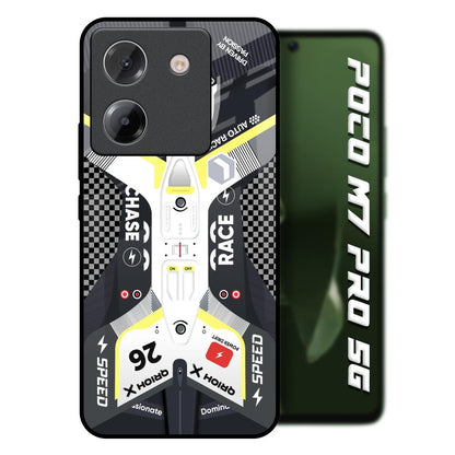 Car Enthusiast Poco M7 Pro 5G Glass Back Cover Online