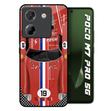 Racing Vintage Poco M7 Pro 5G Glass Back Cover Online