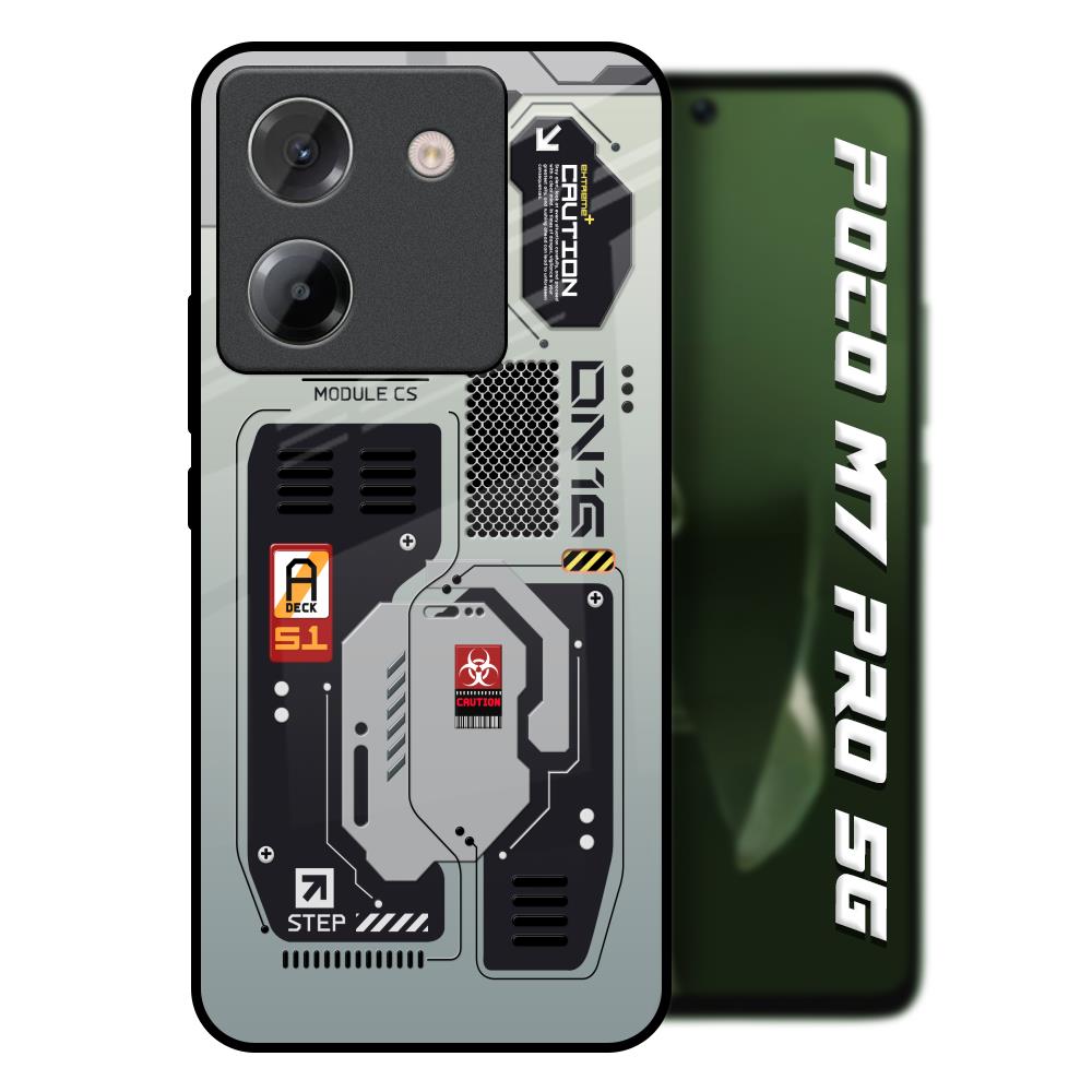 Techno Vibes Poco M7 Pro 5G Glass Back Cover Online