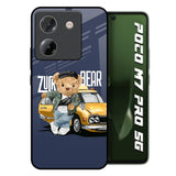 Adventurous Bear Poco M7 Pro 5G Glass Back Cover Online