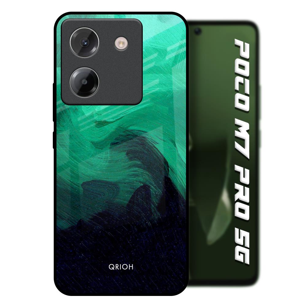 Scarlet Amber Poco M7 Pro 5G Glass Back Cover Online
