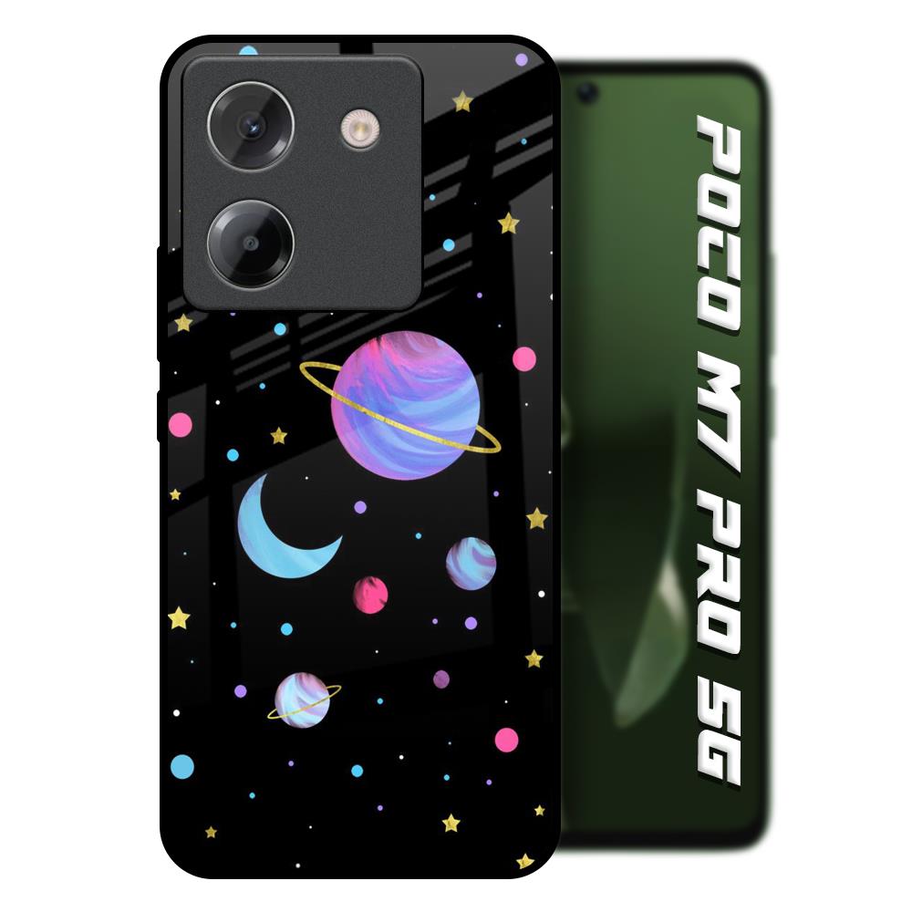 Planet Play Poco M7 Pro 5G Glass Back Cover Online