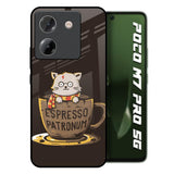 Tea With Kitty Poco M7 Pro 5G Glass Back Cover Online