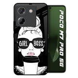 Girl Boss Poco M7 Pro 5G Glass Back Cover Online