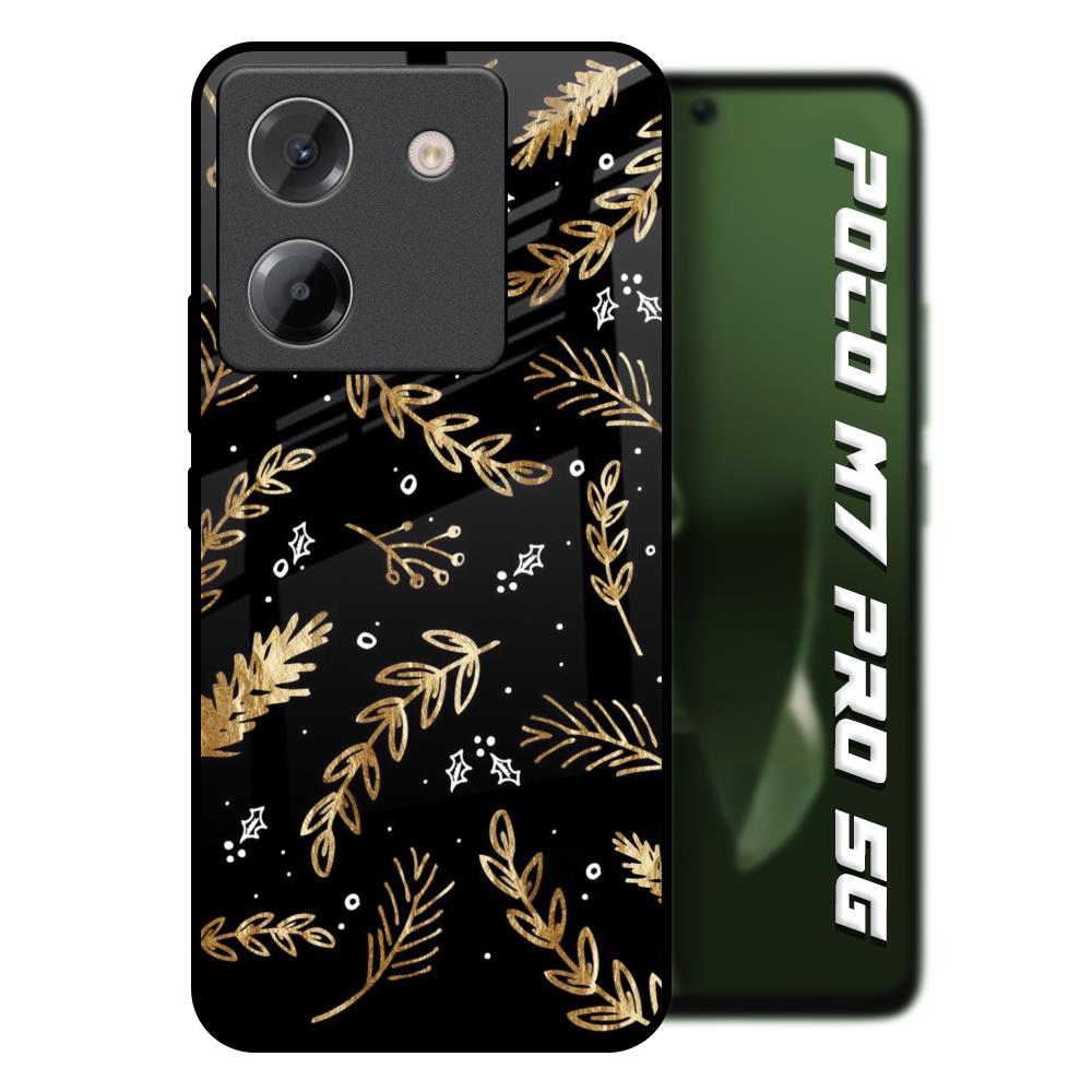 Autumn Leaves Poco M7 Pro 5G Glass Back Cover Online