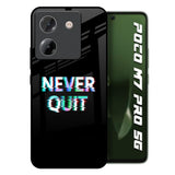 Never Quit Poco M7 Pro 5G Glass Back Cover Online