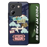 Tour The World Poco M7 Pro 5G Glass Back Cover Online