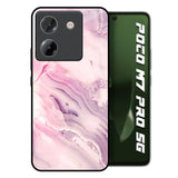 Diamond Pink Gradient Poco M7 Pro 5G Glass Back Cover Online
