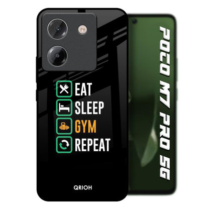 Daily Routine Poco M7 Pro 5G Glass Back Cover Online