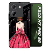 Fashion Princess Poco M7 Pro 5G Glass Back Cover Online
