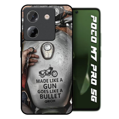 Royal Bike Poco M7 Pro 5G Glass Back Cover Online