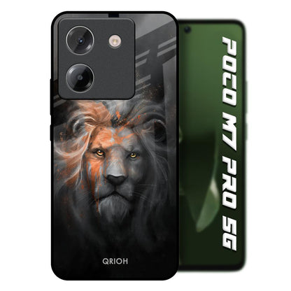 Devil Lion Poco M7 Pro 5G Glass Back Cover Online