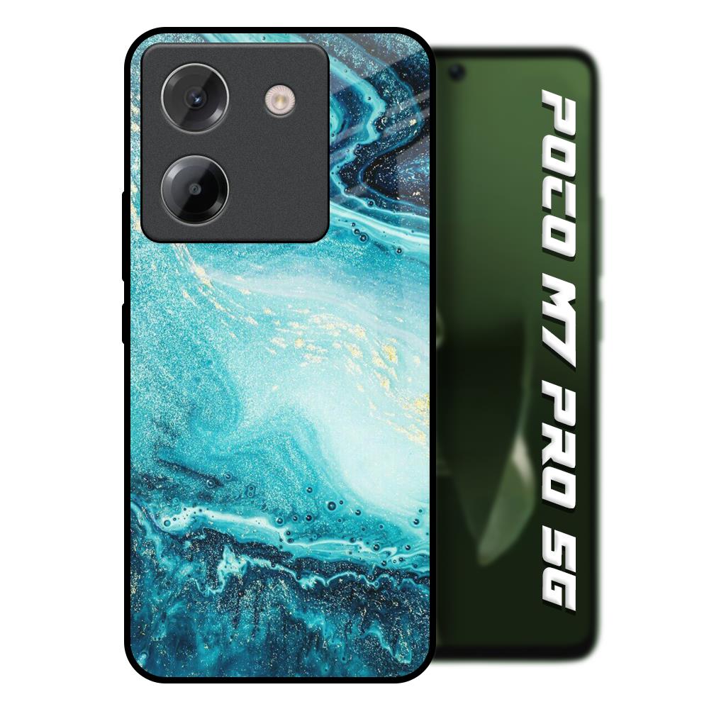 Sea Water Poco M7 Pro 5G Glass Back Cover Online