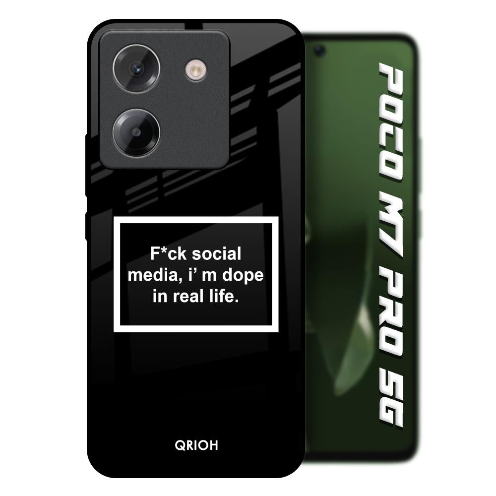 Dope In Life Poco M7 Pro 5G Glass Back Cover Online