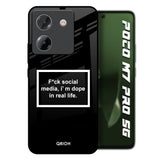Dope In Life Poco M7 Pro 5G Glass Back Cover Online