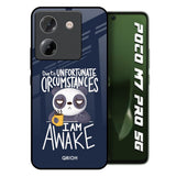 Struggling Panda Poco M7 Pro 5G Glass Back Cover Online