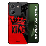 I Am A King Poco M7 Pro 5G Glass Back Cover Online