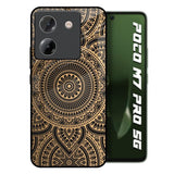 Luxury Mandala Poco M7 Pro 5G Glass Back Cover Online